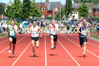 Senior mens 100 metres, 2021 Northern Senior and Under-20s Champs., Leigh. Photo: David T. Hewitson/Sports for All Pics